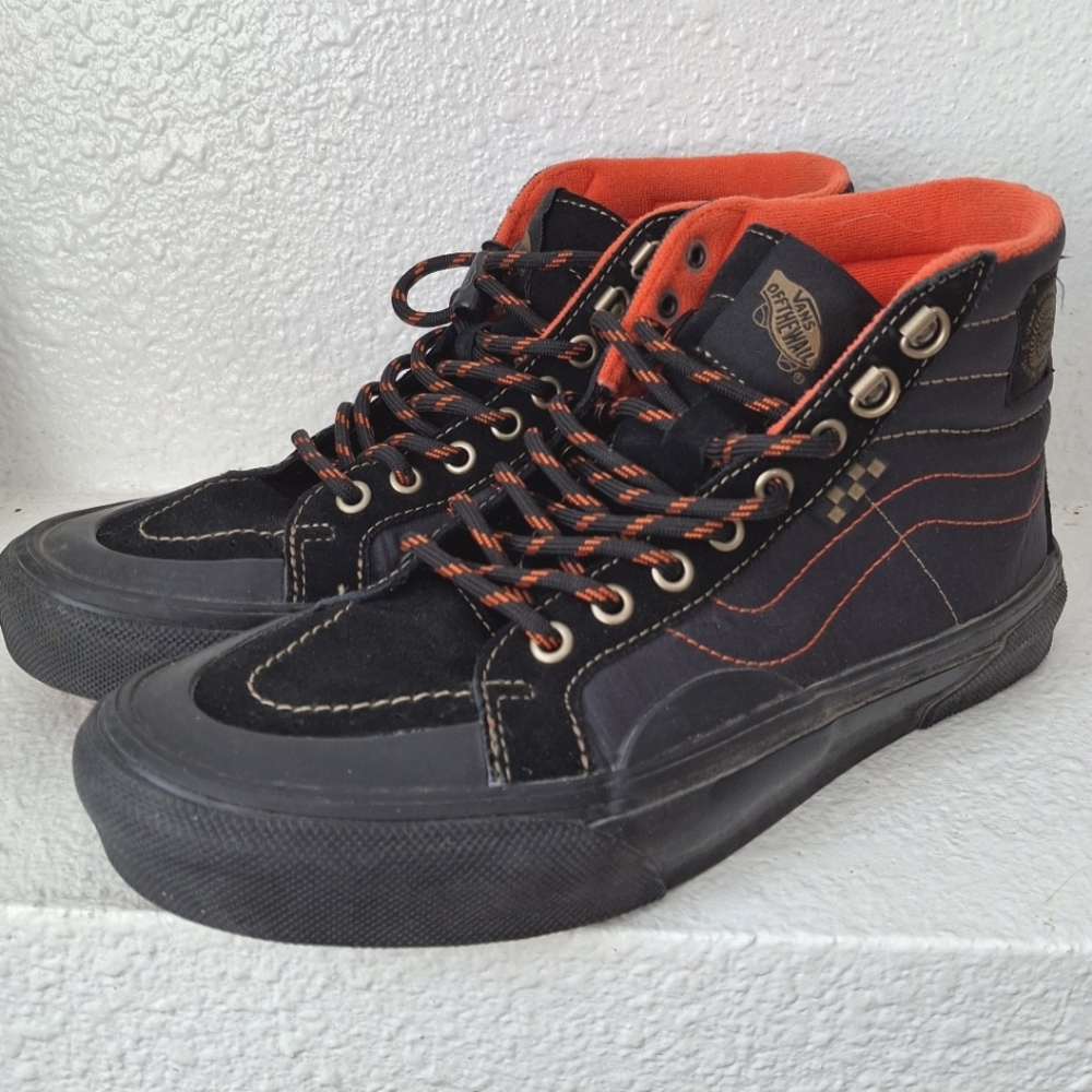 Vans Skate Sk8-hi Spitfire Black Shoes - Picture 3 of 14